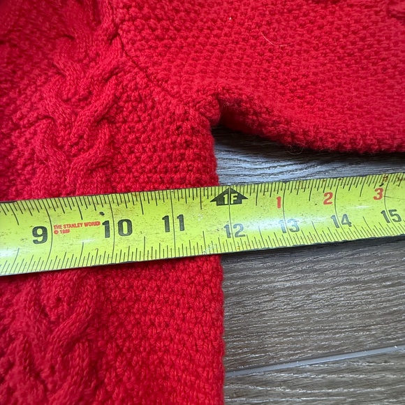 Janie & Jack Boys Holiday Button Down Shirt and Sweater 2T Winter Red Christmas - Picture 5 of 16